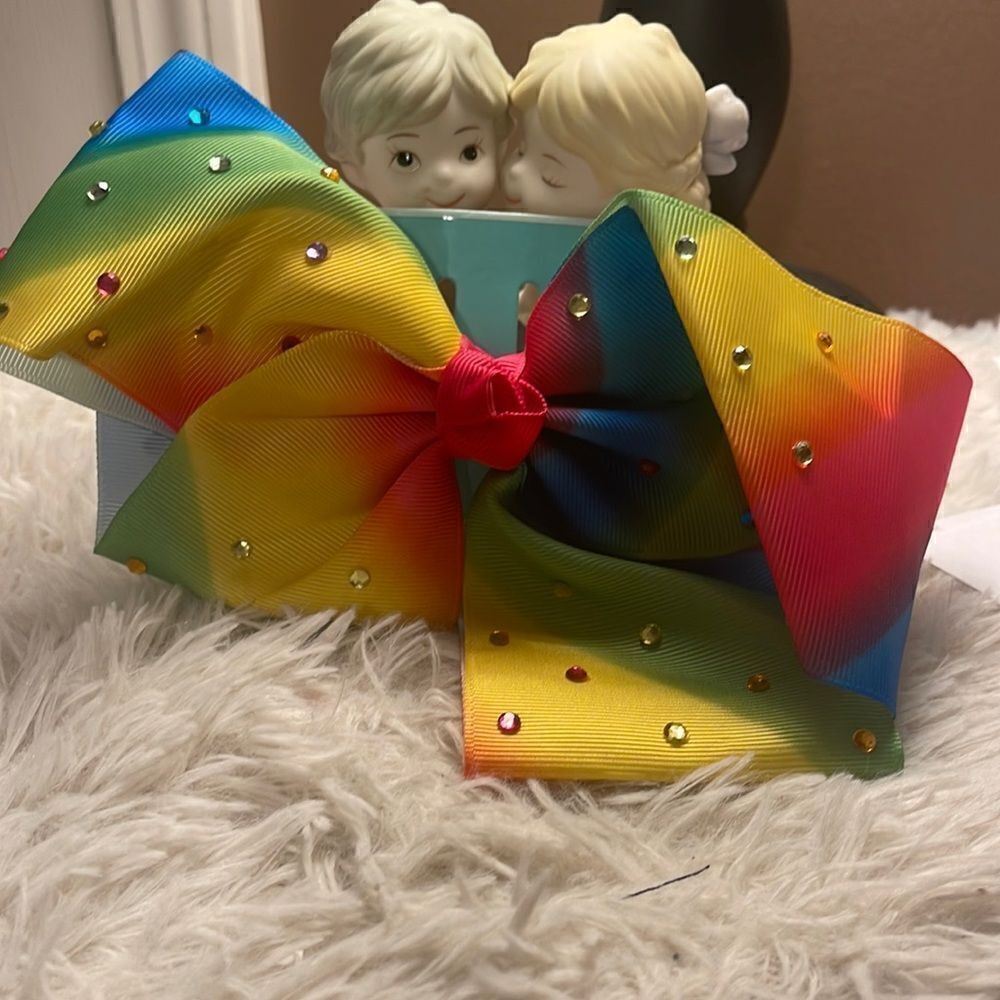 Copper Key Rainbow Hair Bow New GiveawayItem only